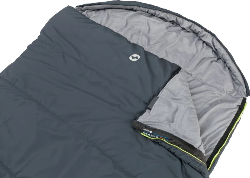 Outwell Campion Lux Double Slaapzak - Grijs 5 Outwell Campion Lux Double Slaapzak - Grijs - Afbeelding 3