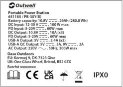 Outwell Akira 300 Power Station Draagbare Lithiumaccu 11 Outwell Akira 300 Power Station Draagbare Lithiumaccu -Buitenkampeerwinkel 1070 1900 9f7df4ed c5db 4795 9fdb 697116fe000d 1280x960