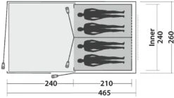 Easy Camp Galaxy 400 Steel Blue Tunneltent - 4 Personen -Buitenkampeerwinkel 1179 1900 e5f08167 cd39 48bb 9924 b67496b9e714 1280x960