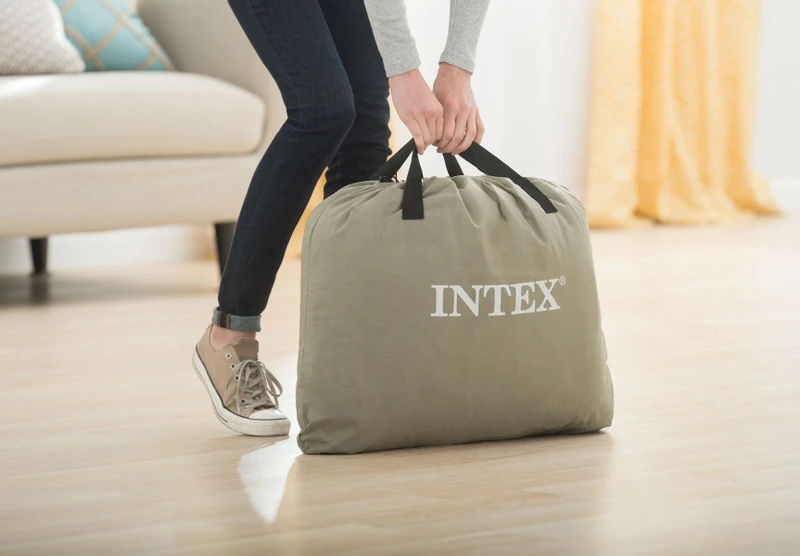 Intex Comfort Plush Extra Hoog Luchtbed - Queensize - Ingebouwde Elektrische Pomp 11 Intex Comfort Plush Extra Hoog Luchtbed - Queensize - Ingebouwde Elektrische Pomp - Afbeelding 9