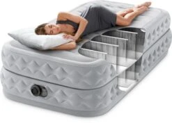 Intex Supreme Air Flow Luchtbed - Eenpersoons - Ingebouwde Elektrische Pomp -Buitenkampeerwinkel 1320 1900 64488 inuse 2023 300