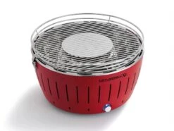 LotusGrill XL Hybrid Houtskoolbarbecue - Rood -Buitenkampeerwinkel 1433 1900 lotusgrill xl rood 4