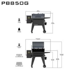 Pit Boss Navigator 850 Pellet Grill Barbecue 17 Pit Boss Navigator 850 Pellet Grill Barbecue -Buitenkampeerwinkel 1729 1900 pit boss navigator 850 pellet grill barbecue 8