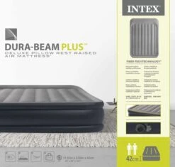 Intex Deluxe Pillow Rest Raised Luchtbed - Queensize - Ingebouwde Elektrische Pomp 17 Intex Deluxe Pillow Rest Raised Luchtbed - Queensize - Ingebouwde Elektrische Pomp -Buitenkampeerwinkel 1812 1900 64136nd pkg 2023 300