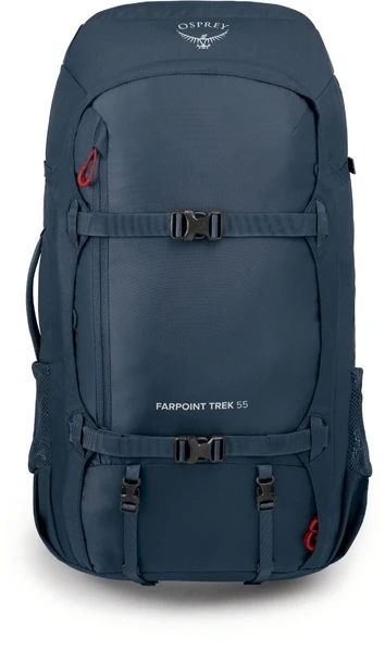 Osprey Farpoint Trek Pack Rugzak - Blauw - 55 Liter 4 Osprey Farpoint Trek Pack Rugzak - Blauw - 55 Liter - Afbeelding 2