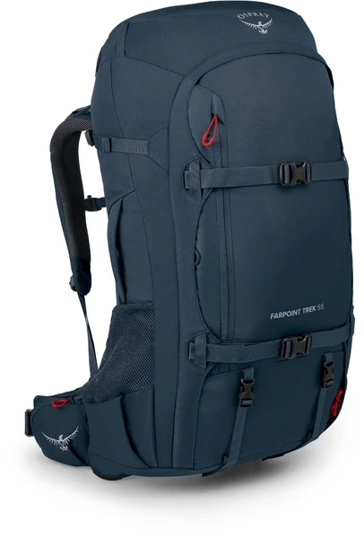 Osprey Farpoint Trek Pack Rugzak - Blauw - 55 Liter 3 Osprey Farpoint Trek Pack Rugzak - Blauw - 55 Liter