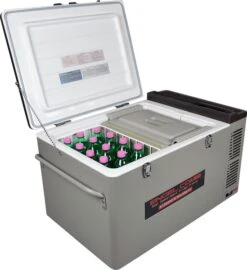 Engel MD60F-C Dual-zone Compressor Koelbox - 57 Liter -Buitenkampeerwinkel 1900 1732 md60fc deckel offen