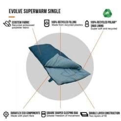 Vango Evolve Superwarm Slaapzak - Blauw -Buitenkampeerwinkel 1900 1783 evolve superwarm single 8