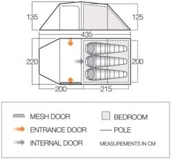 Vango Omega 350 Tunneltent - 3 Persoons - Groen 13 Vango Omega 350 Tunneltent - 3 Persoons - Groen -Buitenkampeerwinkel 1900 1783 omega 350 1