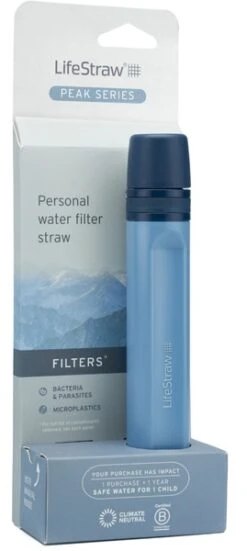 Lifestraw Peak Personal Straw Waterfilter - Blauw -Buitenkampeerwinkel 1900 1900 00104064 06