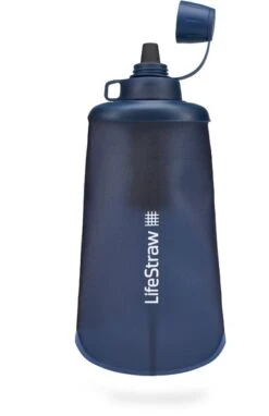 Lifestraw Peak Opvouwbare Waterfilter Fles - 650 Ml - Blauw -Buitenkampeerwinkel 1900 1900 00104066 03