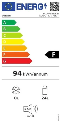Outwell Ecocool Lite Elektrische Koelbox - 24 Liter - Donkerblauw -Buitenkampeerwinkel 1900 950 ecocool blauw 5