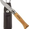 Opinel N°08 Inox RVS Zakmes -Buitenkampeerwinkel 3123840010897 opinel inox met etui 8 hout resultaat
