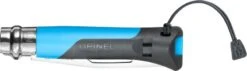 Opinel N°08 Outdoor Zakmes - Blauw -Buitenkampeerwinkel 3123840015762 opinel outdoor 8 blauw voorkant ingeklapt resultaat