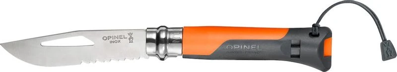 Opinel N°08 Outdoor Zakmes - Oranje 3 Opinel N°08 Outdoor Zakmes - Oranje