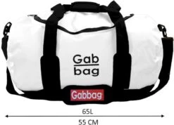Gabbag Travel M 65L Waterdichte Tas - Wit -Buitenkampeerwinkel 4 0jgr410 000 resultaat