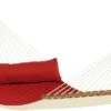 La Siesta Alabama Kingsize 2 Persoons Hangmat - Red Pepper 1 La Siesta Alabama Kingsize 2 Persoons Hangmat - Red Pepper -Buitenkampeerwinkel 595 1200 nqr14 21 alabama red pepper quilted kingsize spreader bar hammock image 01