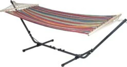 Bo-Garden Santa Barbara 1 Persoons Hangmat - Rainbow -Buitenkampeerwinkel 637 1200 7100391 02