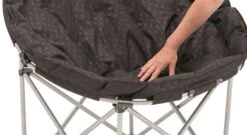 Outwell Casilda Vouwstoel - Zwart -Buitenkampeerwinkel 654 1200 stoel casilda