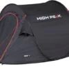 High Peak Vision 2 Pop-up Tent - 2 Persoons - Zwart -Buitenkampeerwinkel 699 1200 4001690102803.pt02