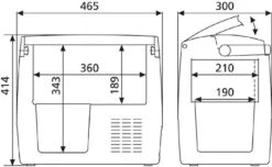 Dometic CoolFreeze CDF 18 Autokoelbox - 18L -Buitenkampeerwinkel 737 1200 900 900 dometic coolfreeze cdf 18 7