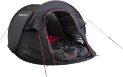 High Peak Vision 2 Pop-up Tent - 2 Persoons - Zwart -Buitenkampeerwinkel 755 1200 4001690102803.pt05