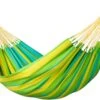 La Siesta Sonrisa 1 Persoons Hangmat - Lime 1 La Siesta Sonrisa 1 Persoons Hangmat - Lime -Buitenkampeerwinkel 800 1074 snh14 4 sonrisa lime weather resistant single classic hammock image 01 1
