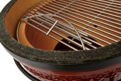 Kamado Joe Junior Barbecue -Buitenkampeerwinkel 800 1200 kamadojoejr grillgrateheatdeflectorstand3 cmyk