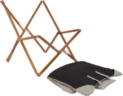 Bo-Camp Urban Outdoor Bloomsbury Vlinderstoel - Beige - L -Buitenkampeerwinkel 900 1148 1200354 06