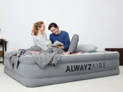 Bestway AlwayzAire Comfort Luchtbed - Queensize - Ingebouwde Elektrische Pomp -Buitenkampeerwinkel 900 1200 67706 18