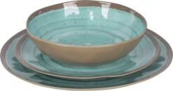 Bo-Camp Halo Melamine Serviesset - 12-delig - Aqua -Buitenkampeerwinkel 900 1327 6181392 05