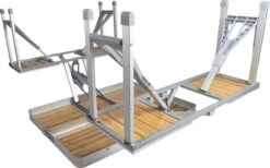 Bo-Camp 136 X 85 Inklapbare Picknicktafel - Bamboe -Buitenkampeerwinkel 900 1350 1404800 07