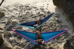 Ticket To The Moon Hangmat 2 Persoons Original Double - Pink/Aqua -Buitenkampeerwinkel 900 1350 20190608 a28i2096