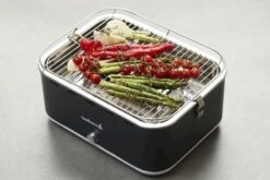 Barbecook Carlo Houtskool Tafelbarbecue - Grijs -Buitenkampeerwinkel 900 1350 bc cha 1015 sf 01 hr