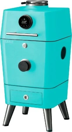 Everdure 4K Houtskool Barbecue Met Beschermhoes - Blauw -Buitenkampeerwinkel 900 492 9312646030152 1