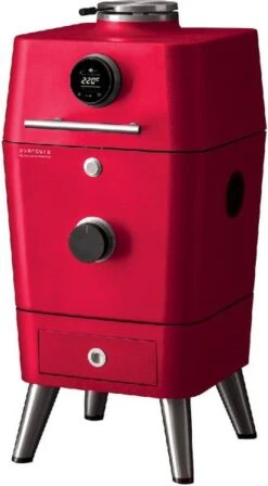 Everdure 4K Houtskool Barbecue Met Beschermhoes - Rood -Buitenkampeerwinkel 900 497 9312646030176 1