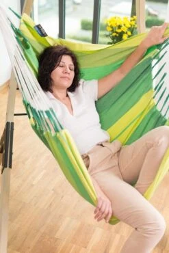 La Siesta Orquídea Hangstoel - Jungle -Buitenkampeerwinkel 900 601 orc14 4 orqu dea jungle cotton basic hammock chair image 05