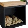 OFYR Butcher Block Storage 90 Black - Teak Wood -Buitenkampeerwinkel 900 753 butcher block storage 90 black tw