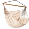 La Siesta Habana Hangstoel XL - Nougat -Buitenkampeerwinkel 900 806 hal21 1 habana nougat organic cotton lounger hammock chair image 01