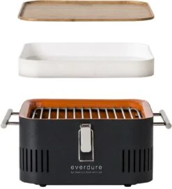 Everdure Cube Houtskool Barbecue - Zwart -Buitenkampeerwinkel 900 821 9312646028869 2