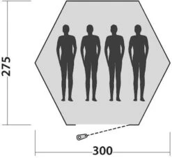 Easy Camp Bolide 400 Tipitent - 4 Personen 14 Easy Camp Bolide 400 Tipitent - 4 Personen -Buitenkampeerwinkel 900 983 plattegrond bolide 2