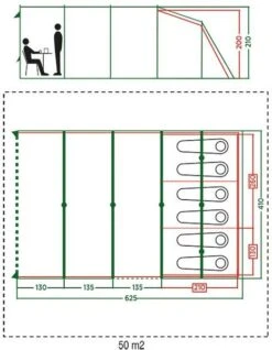 Coleman Vail Long Tunneltent - 6 Persoons -Buitenkampeerwinkel 972 1900 coleman vail long tunneltent 6 persoons 2