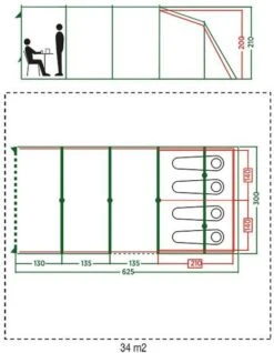 Coleman Vail Tunneltent - 4 Persoons -Buitenkampeerwinkel 972 1900 coleman vail tunneltent 4 persoons 2