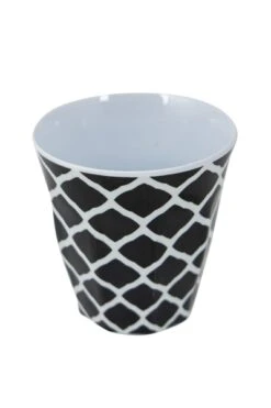 Bo-Camp Mix & Match Melamine Serviesset - 16-delig - Zwart -Buitenkampeerwinkel bo camp mix 4