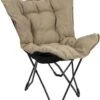 Bo-Camp Urban Outdoor Grainger Vlinderstoel - Beige -Buitenkampeerwinkel bo camp grainger vlinderstoel beige 3