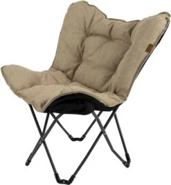 Bo-Camp Urban Outdoor Grainger Vlinderstoel - Beige -Buitenkampeerwinkel bo camp grainger vlinderstoel beige 6