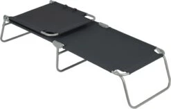 Bo-Camp Vouwbed - Grijs -Buitenkampeerwinkel bo camp vouwbed grijs