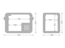 Dometic CFX3 45 Compressor Koelbox - 40 Liter -Buitenkampeerwinkel cfx3 45
