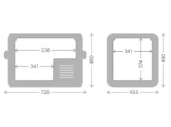 Dometic CFX3 55 Compressor Koelbox - 55 Liter -Buitenkampeerwinkel cfx3 55