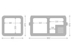 Dometic CFX3 75 Beschermhoes -Buitenkampeerwinkel cfx3 75